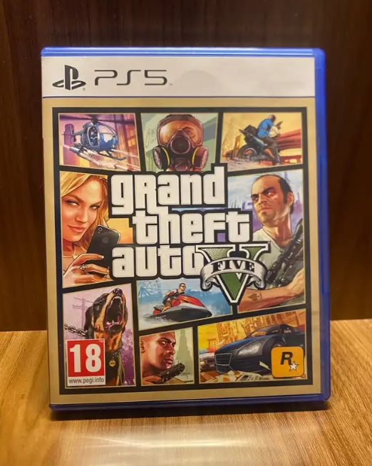 شريط قراند 5 GTA نسخة سوني5 على السوم