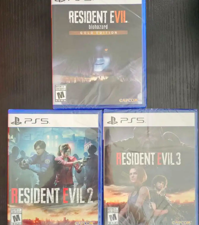 resident evil 2-3-7 PS5