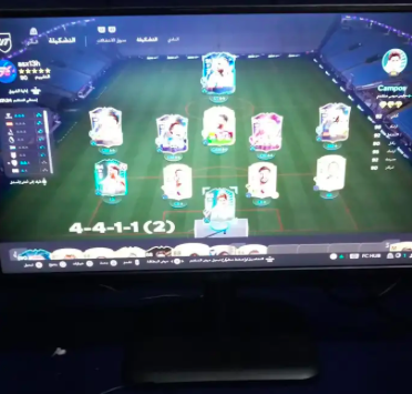 شاشه قيمنق ملاحضه (تشتغل على السماعات فقط )