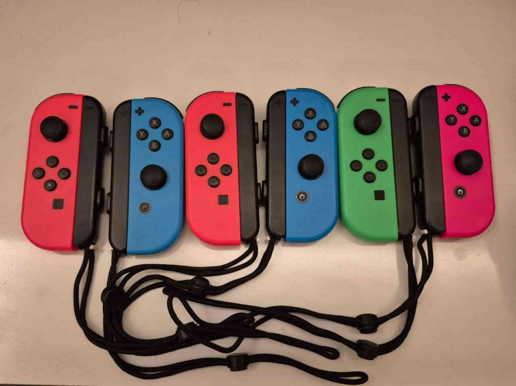 Nintendo Switch with 6 Joy-Cons, Pro Controller and more