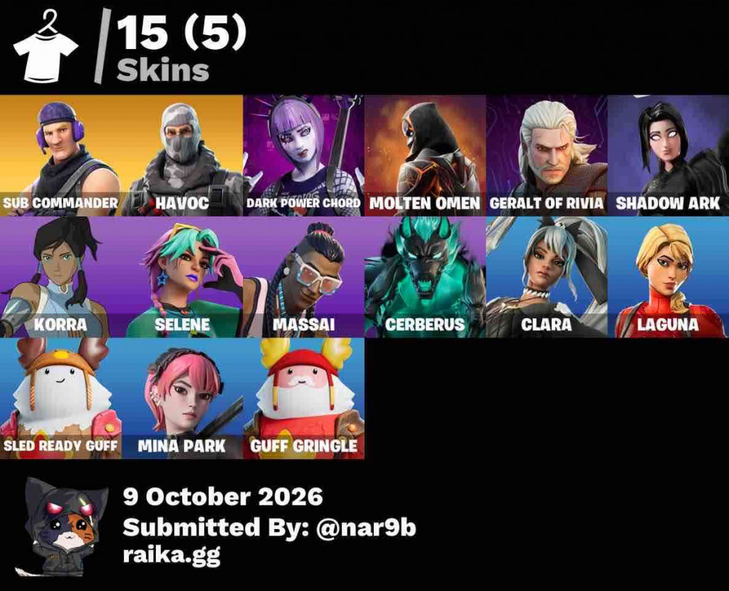 حساب فورت نايت مميز
