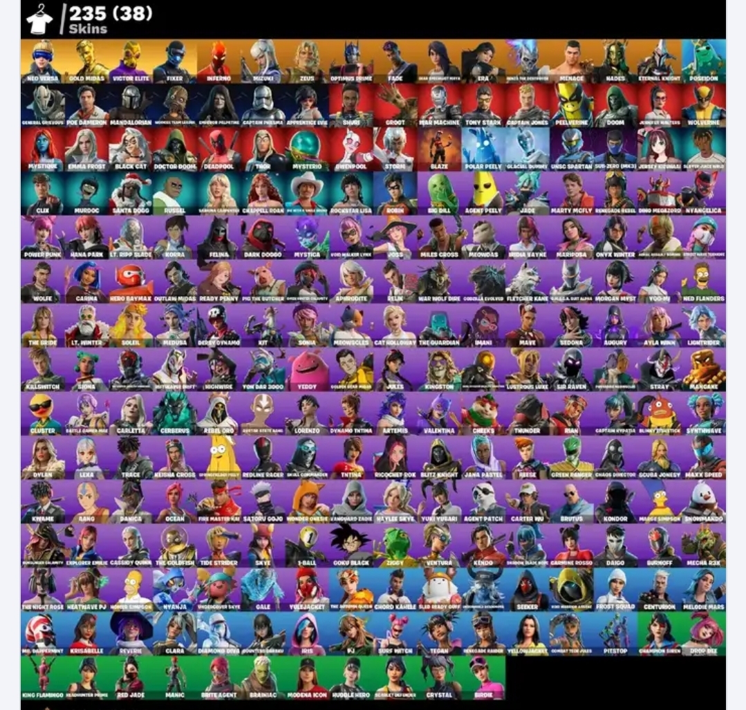 حساب فورت 170 سكن للبيع اساسي وبكامل معلومات والصامل