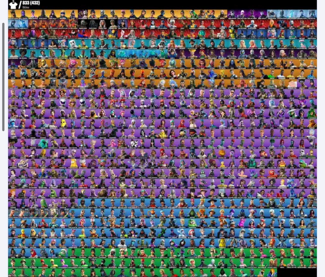حساب فورت نايت للبيع